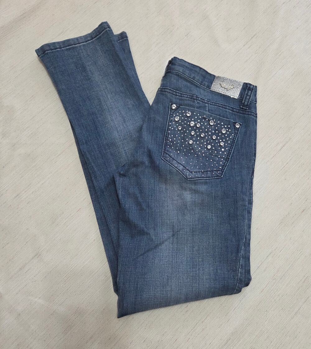 H&G bling woman's jeans size 7 (28x31 1/2)